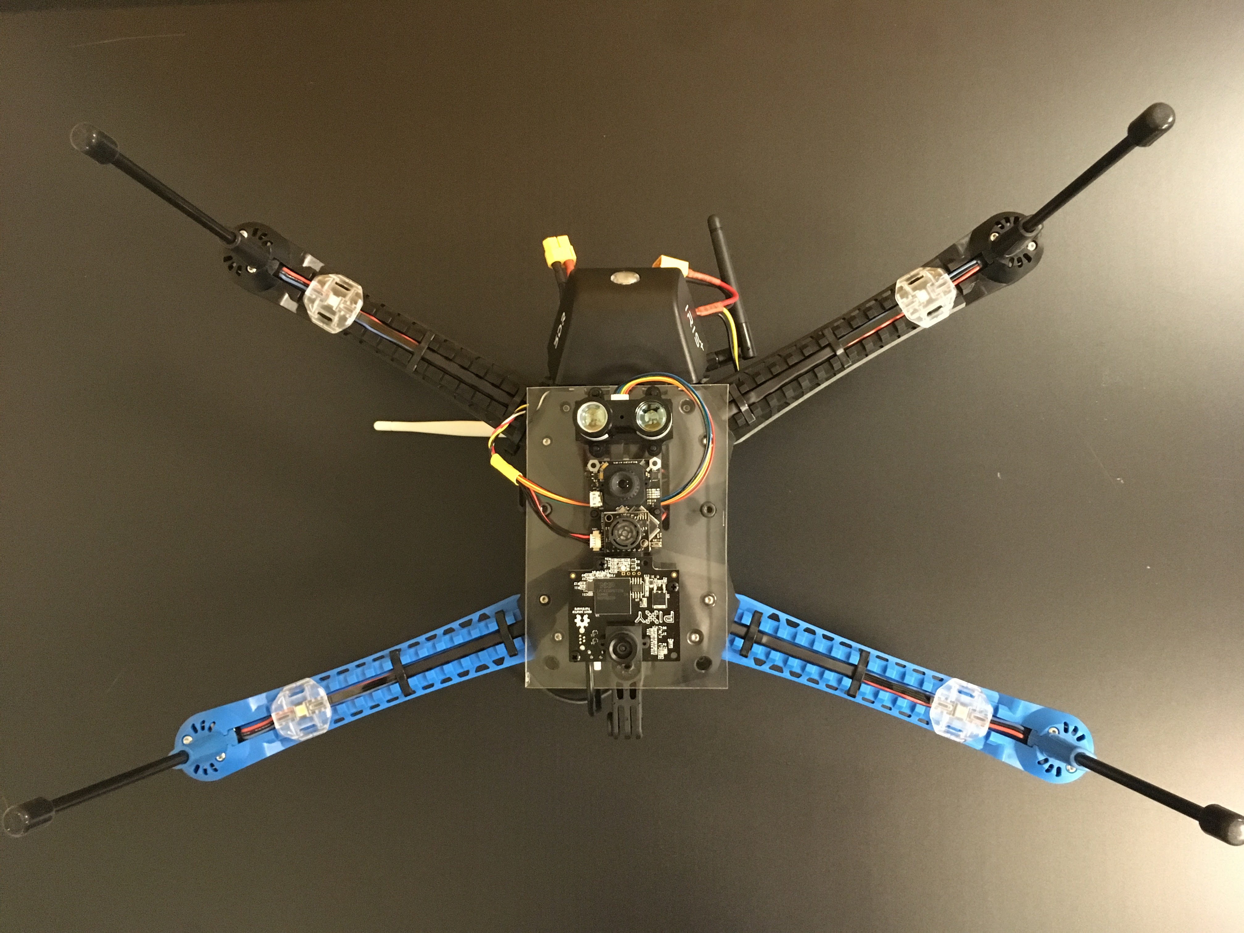 Iris+ with TK1 and daughterboard: bottom view