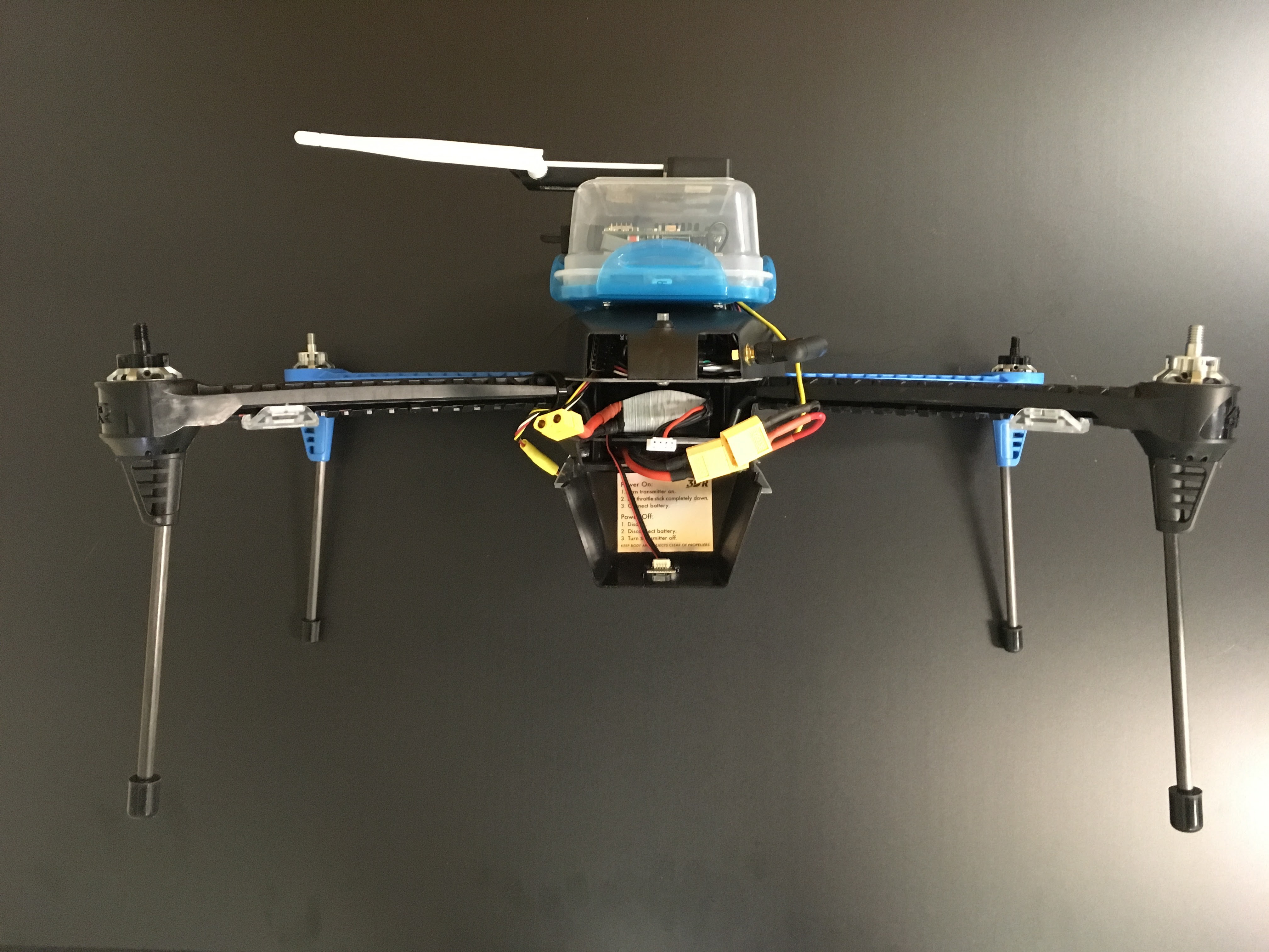 Iris+ with TK1 and daughterboard: rear view